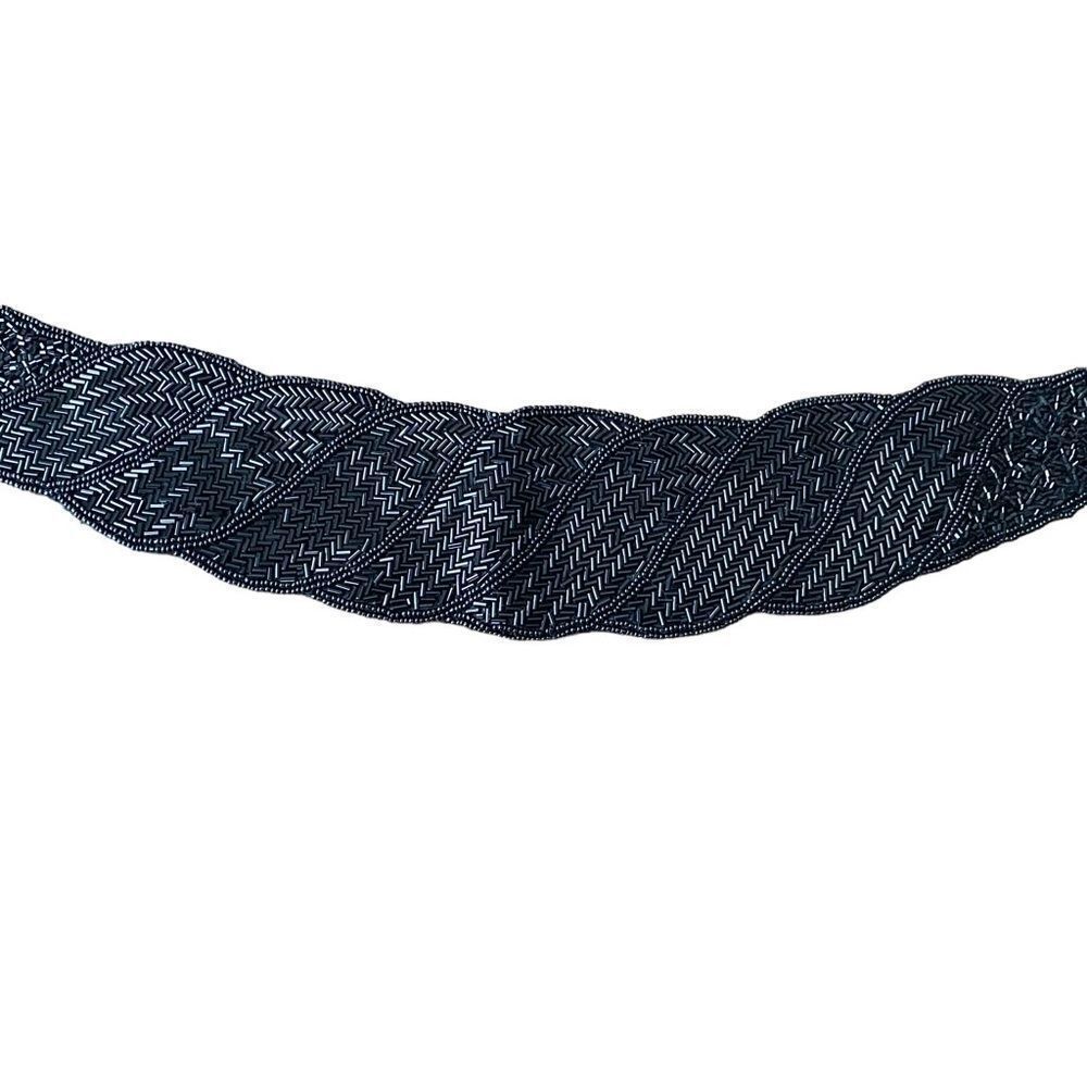 Carla Marchi Beaded Cumberbund Belt